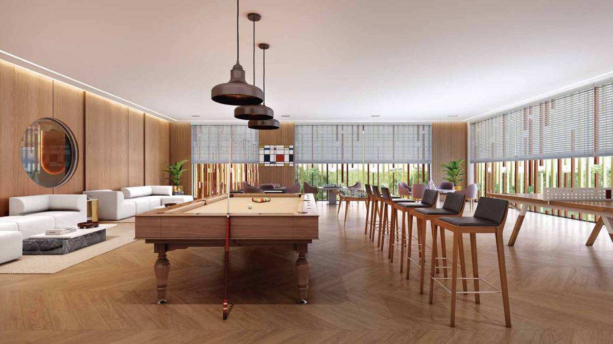 Indoor games room