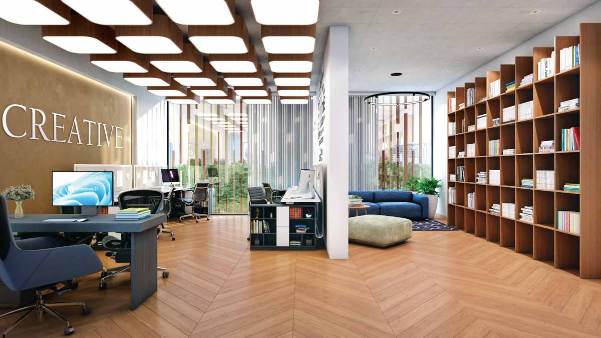 Library cum business centre